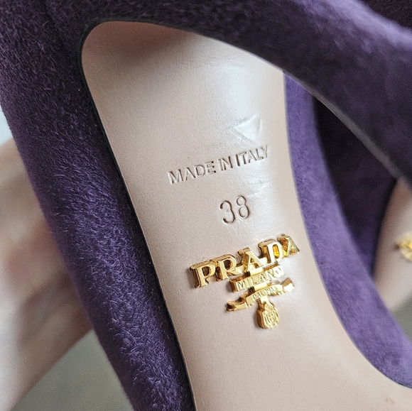 Prada Bougainvillea Suede Shoes - SIZE 38 - Picture 7 of 13